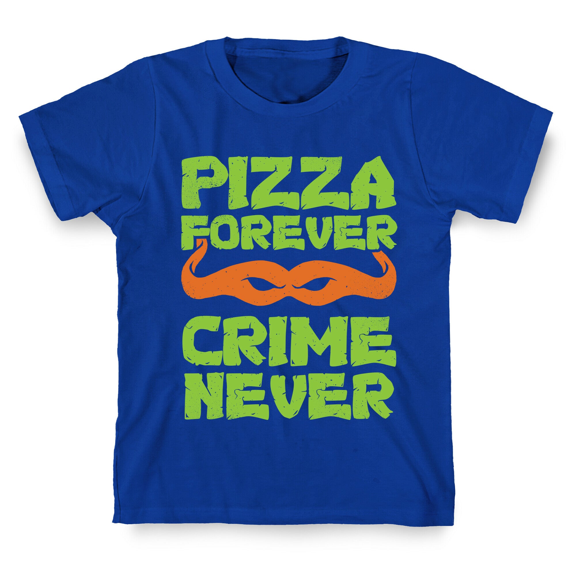 Pizza Forever Crime Never (Purple) T-Shirt
